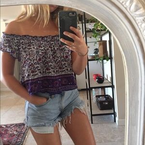 Urban Outfitters Off the Shoulder Top
